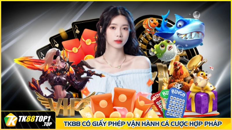 TK88 có giấy phép vận hành cá cược hợp pháp